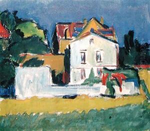 House in a Landscape by Ernst Ludwig Kirchner