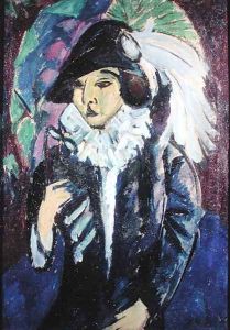 Lady in the Park by Ernst Ludwig Kirchner