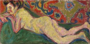 Reclining Nude by Ernst Ludwig Kirchner