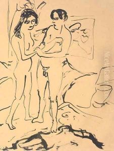 Das Paar by Ernst Ludwig Kirchner