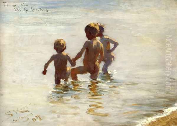 A Summer's Day at Skagen South Beach by Peder Severin Kroyer