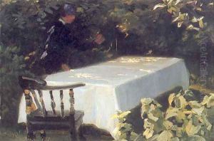 Mesa en el jardín