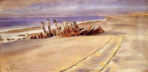 Shipwreck at Skagen North Beach