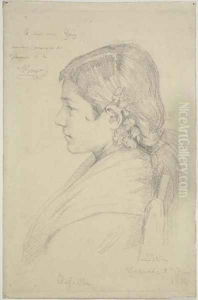 Head of a Young Spanish Girl - view 1