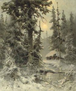 After the snowfall by Iulii Iul'evich (Julius) Klever