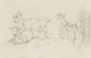 Study Of An Ox And Cart