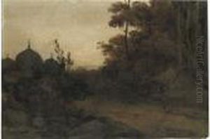 A Bengal Landscape, Dusk