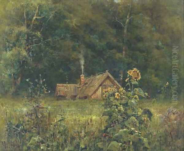Cottage in the forest - view 1