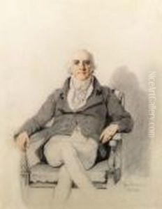 Portrait Of Judge Shearman Bird, Full-length, Seated, In A Frockcoat And Breeches by George Chinnery