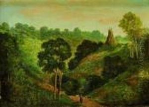 Paysage Avec Bergers by Antoine Chintreuil