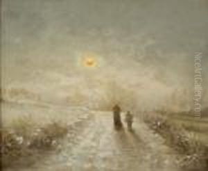 Paysage De Neige by Antoine Chintreuil