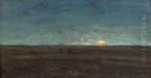 Lever De Lune by Antoine Chintreuil