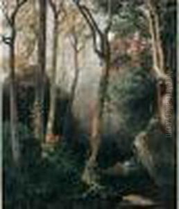La Sieste Sous Les Ombrages, Circa 1845 by Antoine Chintreuil