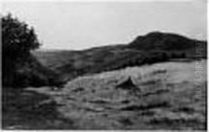 Personnage Dans Un Paysage by Antoine Chintreuil