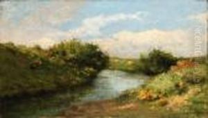 A Blossoming River Bank