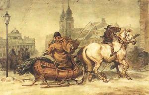 Warsaw Driver by Juliusz Kossak