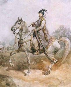 Rider with a Pickaxe by Juliusz Kossak
