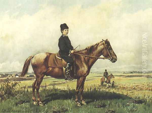 Portrait of a Boy on Horseback - view 1