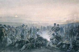 Insurgents' Camp at Night