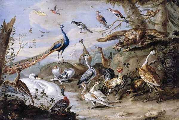 Birds on a Riverbank 1655 - view 1