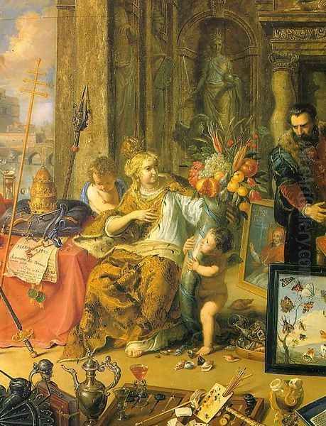 Europe (central panel, detail) 1664-66 - view 1