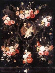 Holy Family 1660s by Jan van Kessel