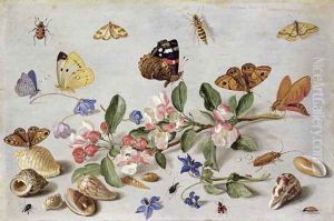 Insects 2 by Jan van Kessel