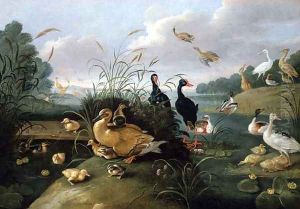 Decorative fowl and ducklings