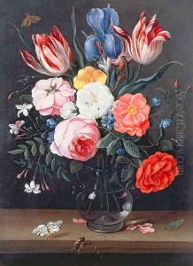 Still Life of Flowers in a Vase 2 by Jan van Kessel