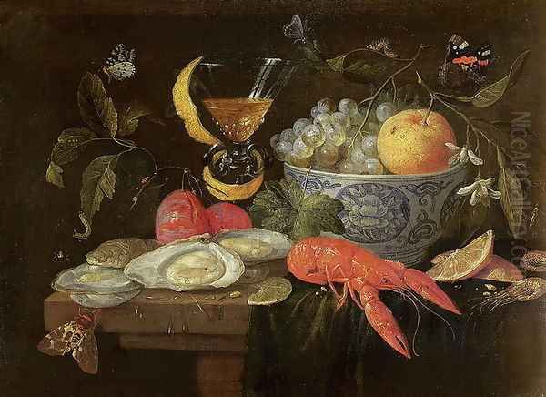 Still Life with Fruit and Shell Fish - view 1