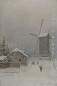 Windmill In Winter Windmill In Winter