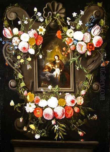 Mary Christ and St John - view 1