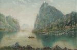Summer Waters On A Norwegian Fjord by Nils Hans Christiansen