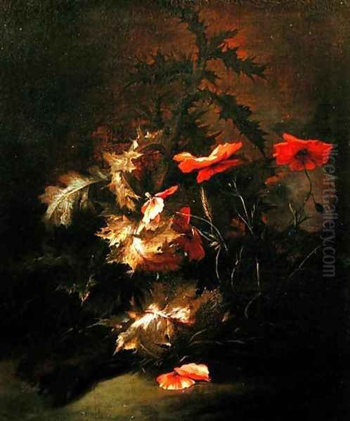 Thistles and Poppies - view 1