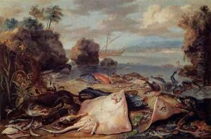 The Day's Catch by Jan van Kessel