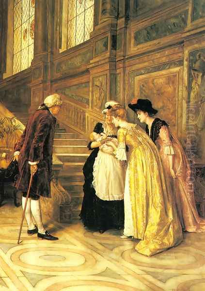 Admiring the Baby - view 1