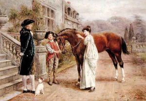 A Favourite Mare by George Goodwin Kilburne