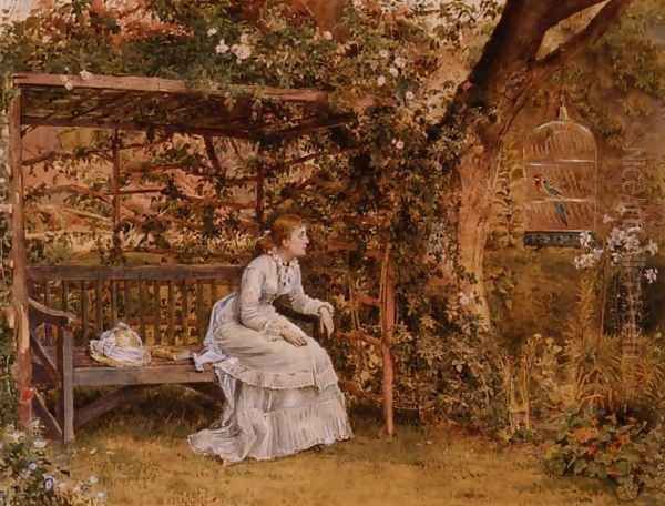 The Lady and her Parrot - view 1
