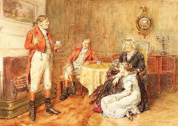 A Huntsman Reciting a Tale - view 1