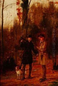 Two Men Shooting a Woodcock