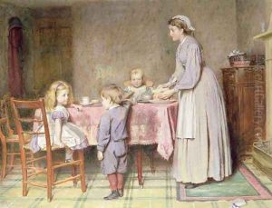 Tea Time by George Goodwin Kilburne