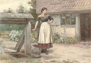 Household duties at the well