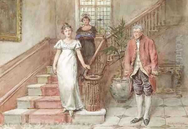 Attending to her ladyship - view 1