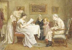 Reading the paper by George Goodwin Kilburne