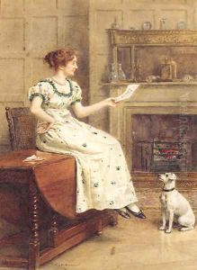 The attentive Audience by George Goodwin Kilburne