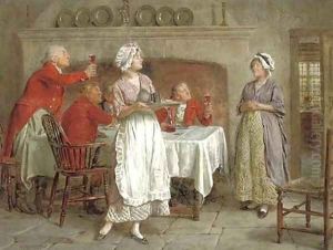 The huntsmen's toast by George Goodwin Kilburne