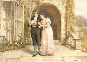 The love letter by George Goodwin Kilburne