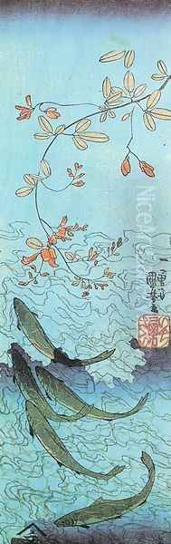 Ayus Swimming Upstream with Hagi Branch 1830-44 - view 1