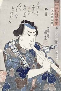 Man Playing a Flute