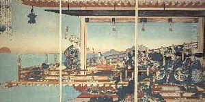 Kiyomori Arresting the Sunset by Incantations